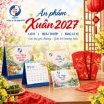 Ấn phẩm Xuân 2027 – Lịch, Bưu thiếp, Bao lì xì mang đậm dấu ấn thương hiệu